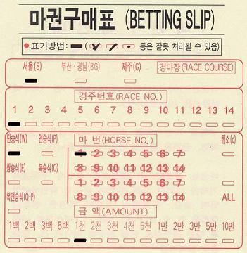 単勝馬券
